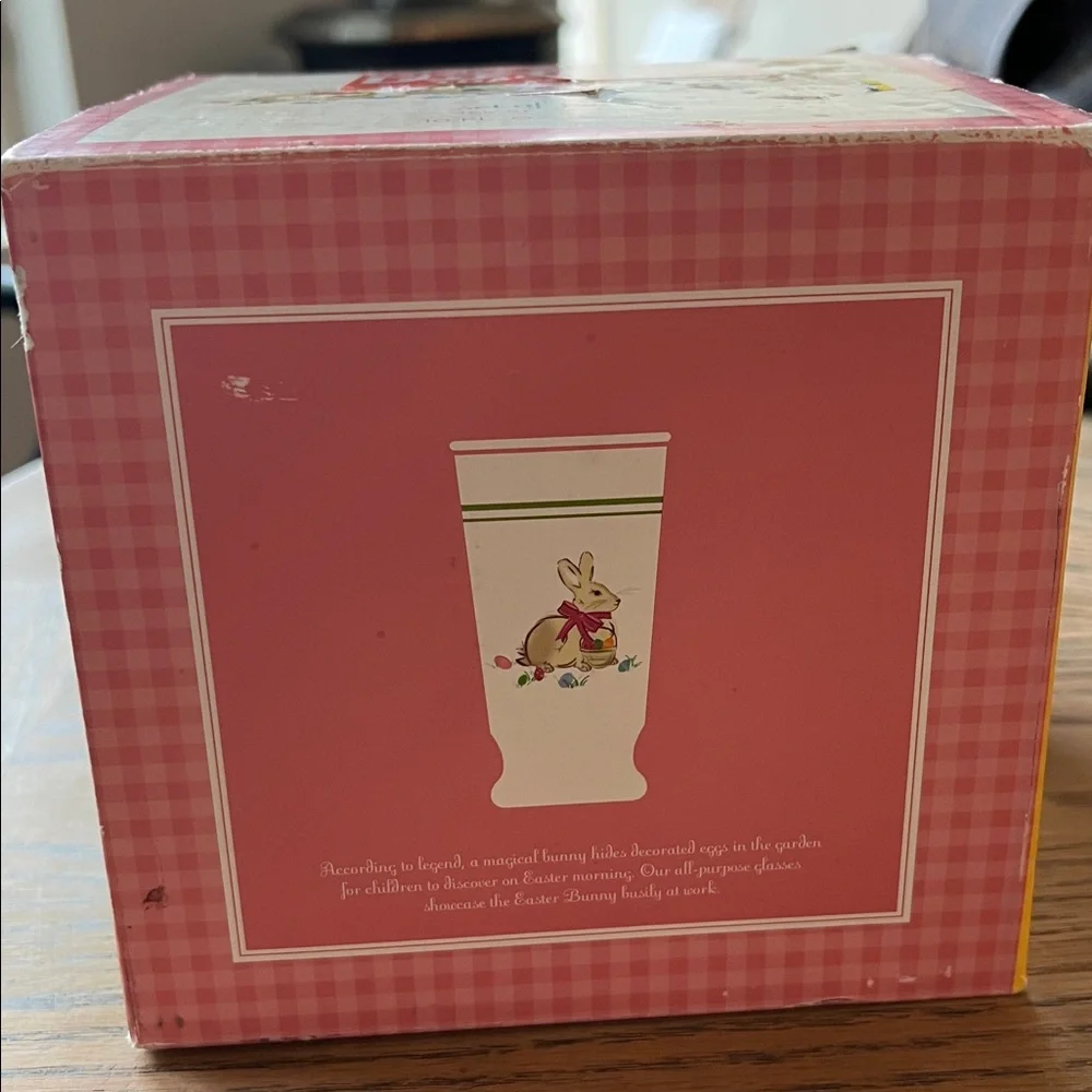 Williams Sonoma Easter Juice Glasses 4